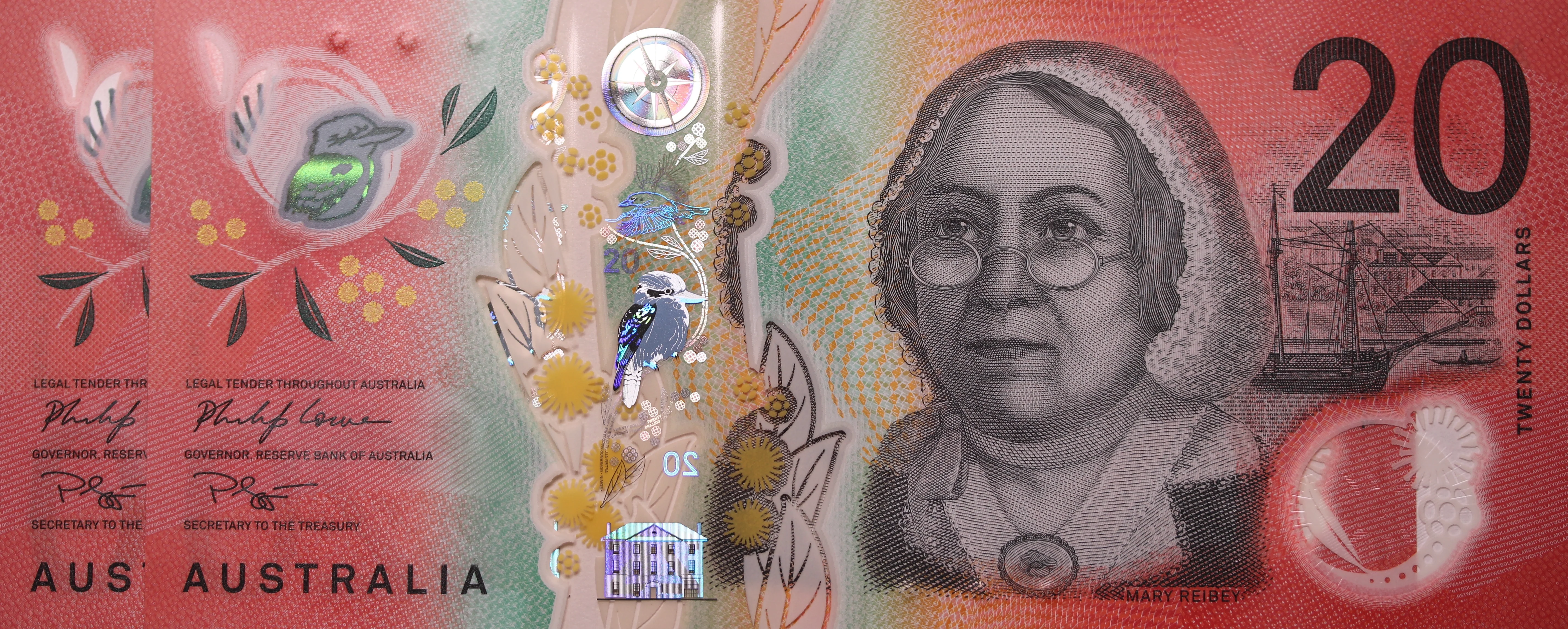2019 $20 Lowe/Fraser First and Last Prefix Pair UNC - Image 2