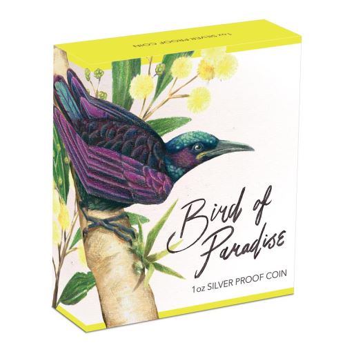 2019 Bird of Paradise 1oz Silver Proof Coin - Image 4