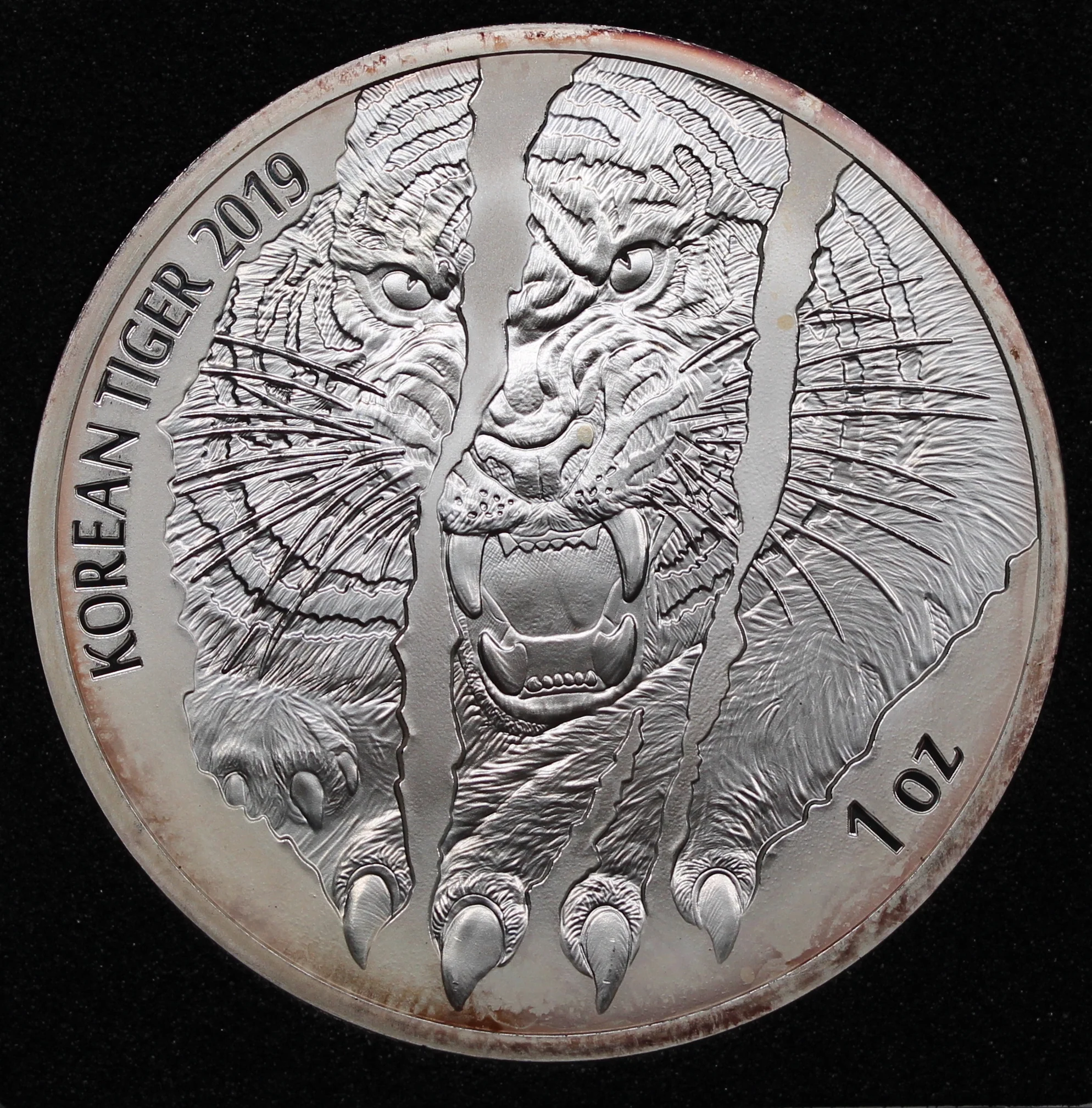 2019 Korea Tiger 1oz Silver Coin