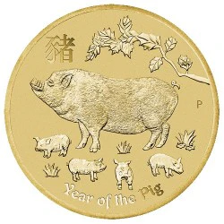 2019 Lunar Year of the Pig $1 PNC - Image 3
