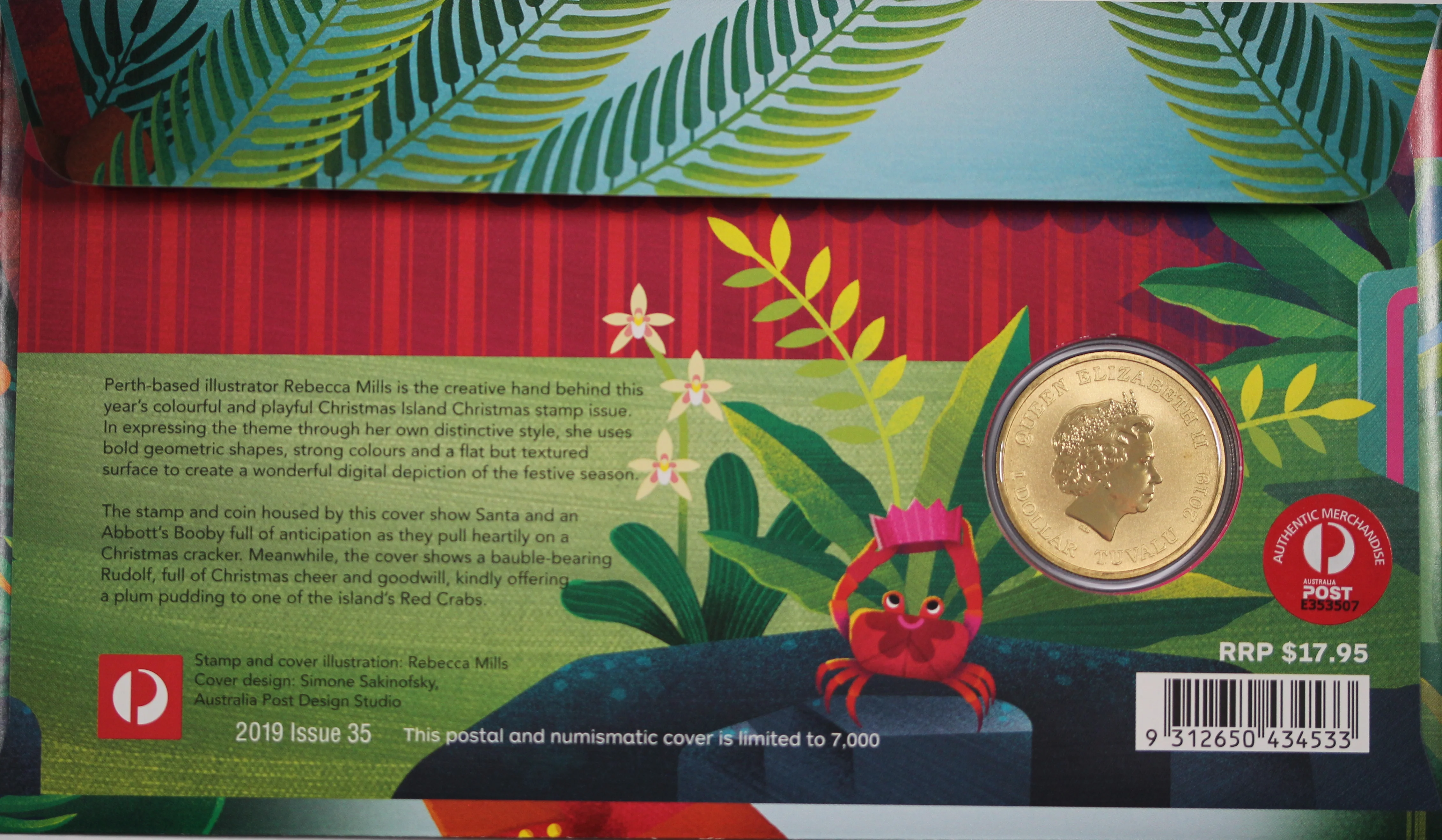 2019 Merry Christmas $1 PNC - Image 2