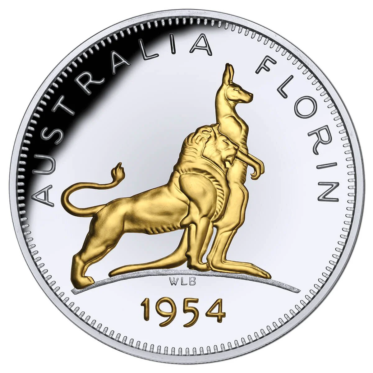 2019 Royal Visit Florin $10 Gold-Plated 5oz Silver Proof Coin - Image 2