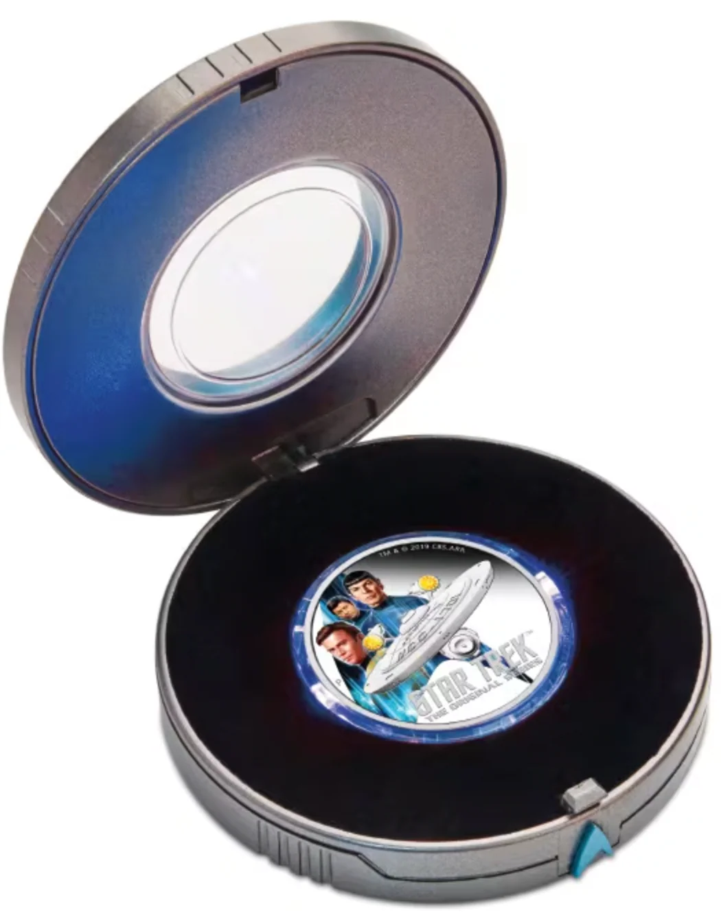 2019 Star Trek Enterprise & Crew 2oz Silver Proof Coin - Image 2