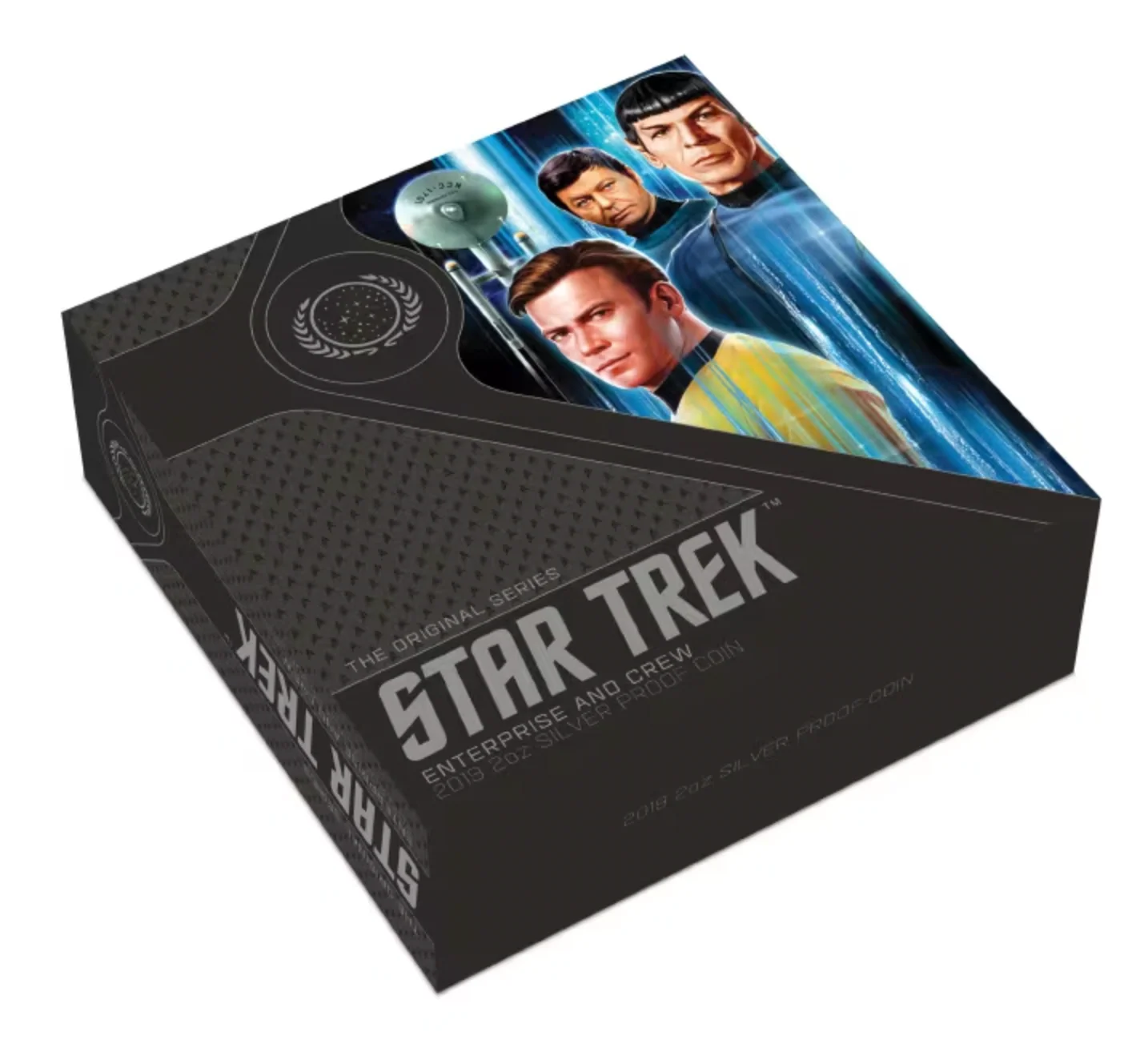 2019 Star Trek Enterprise & Crew 2oz Silver Proof Coin - Image 3