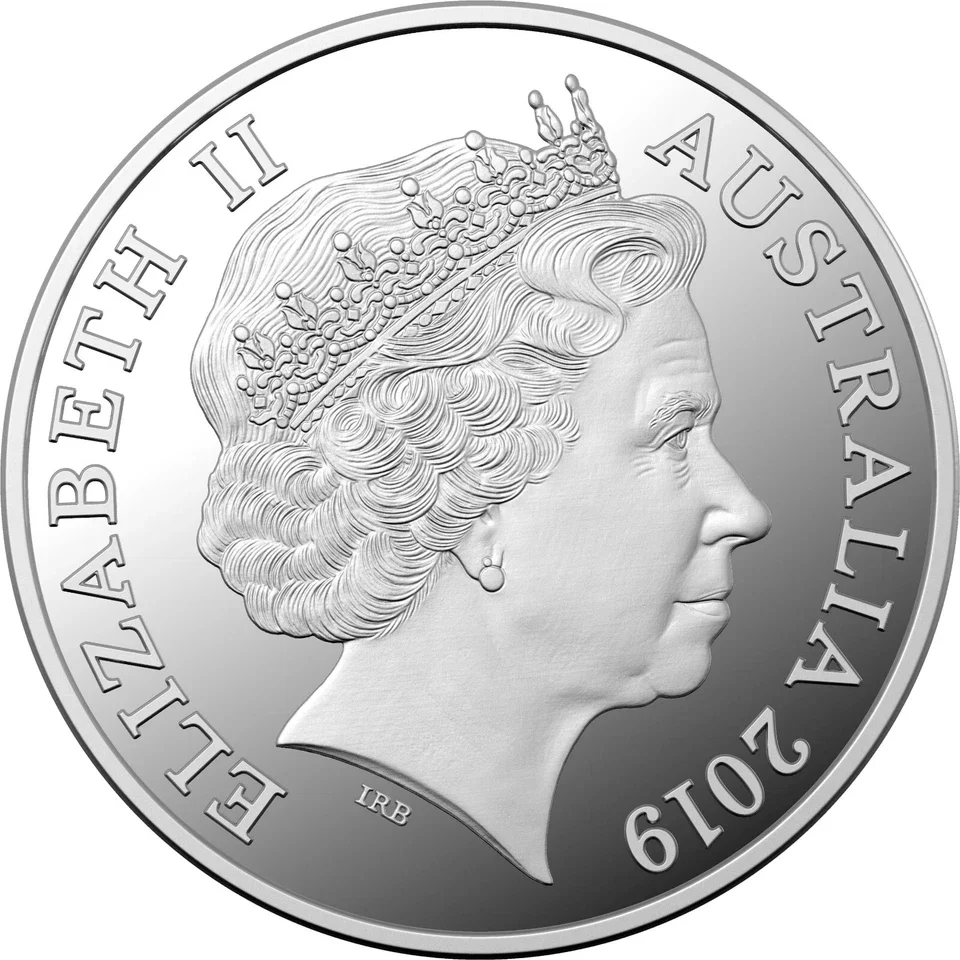 2019 Year of the Pig $5 1oz Silver Proof Coin - Image 3