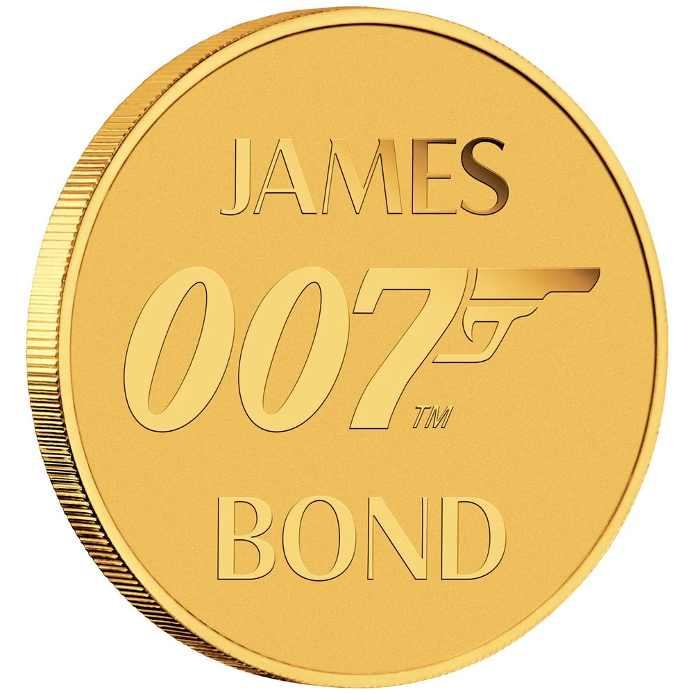 2020 007 James Bond 0.5g Gold Coin in Card - Image 2