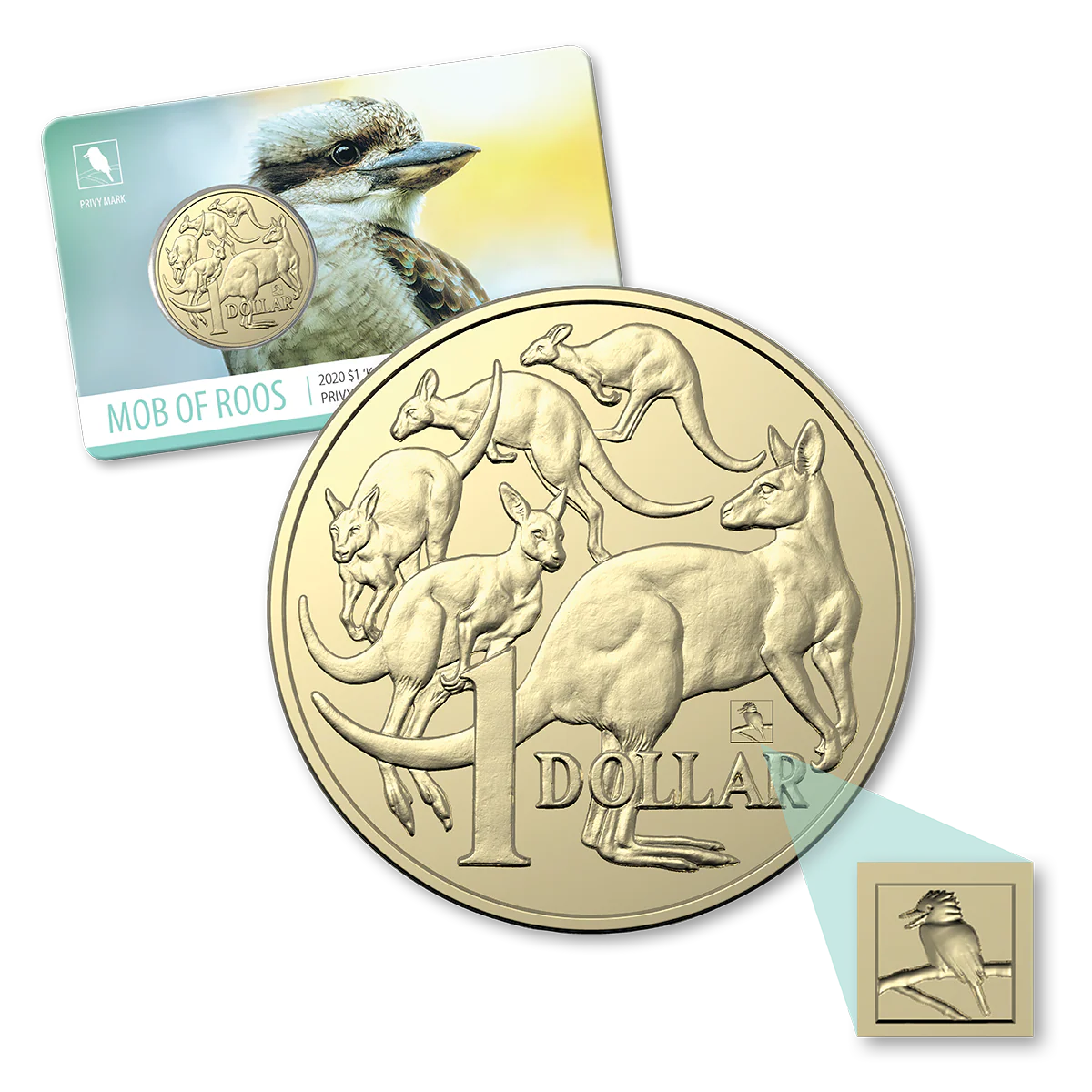 2020 $1 Sydney ANDA Kookaburra Privy Mark - Image 2