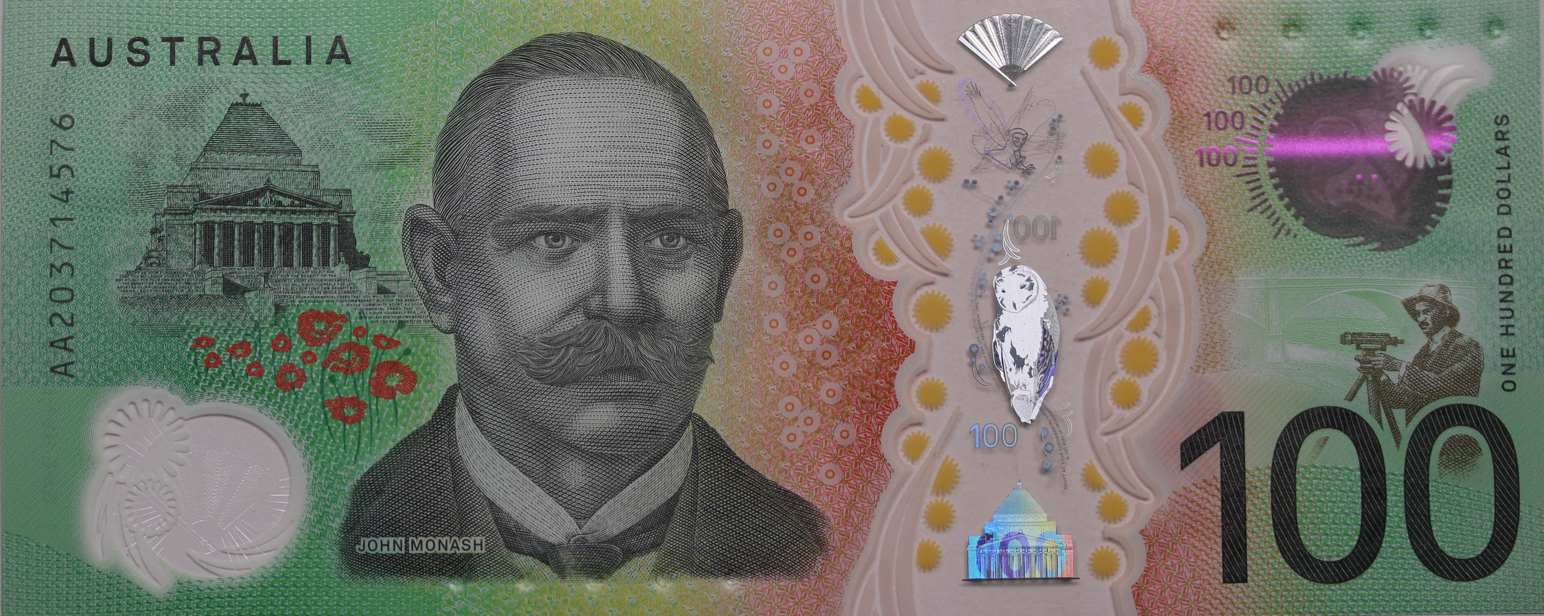 2020 $100 Lowe/Kennedy First Prefix UNC