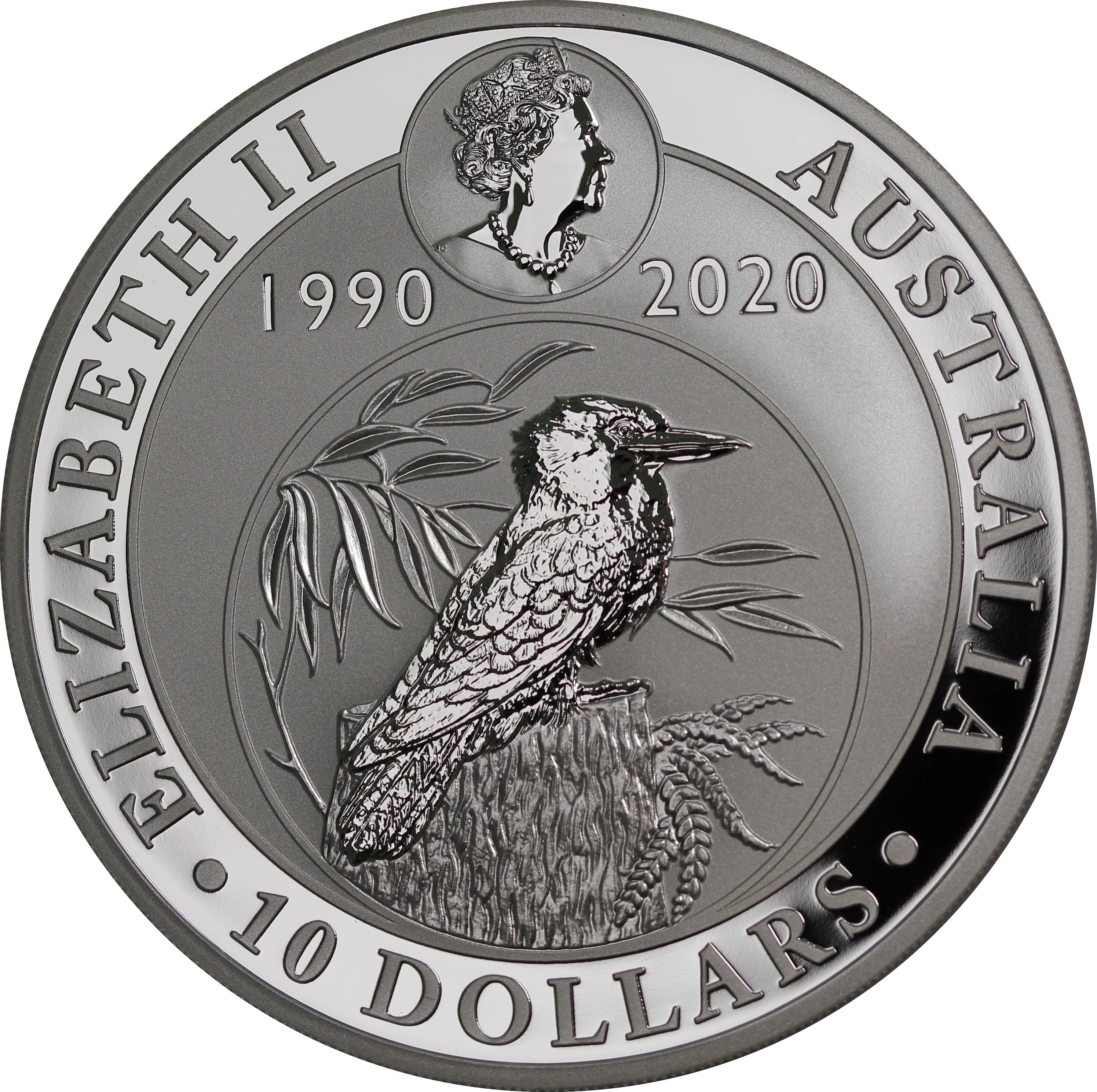 2020 10oz 30th Anniversary Silver Kookaburra Coin - Image 2