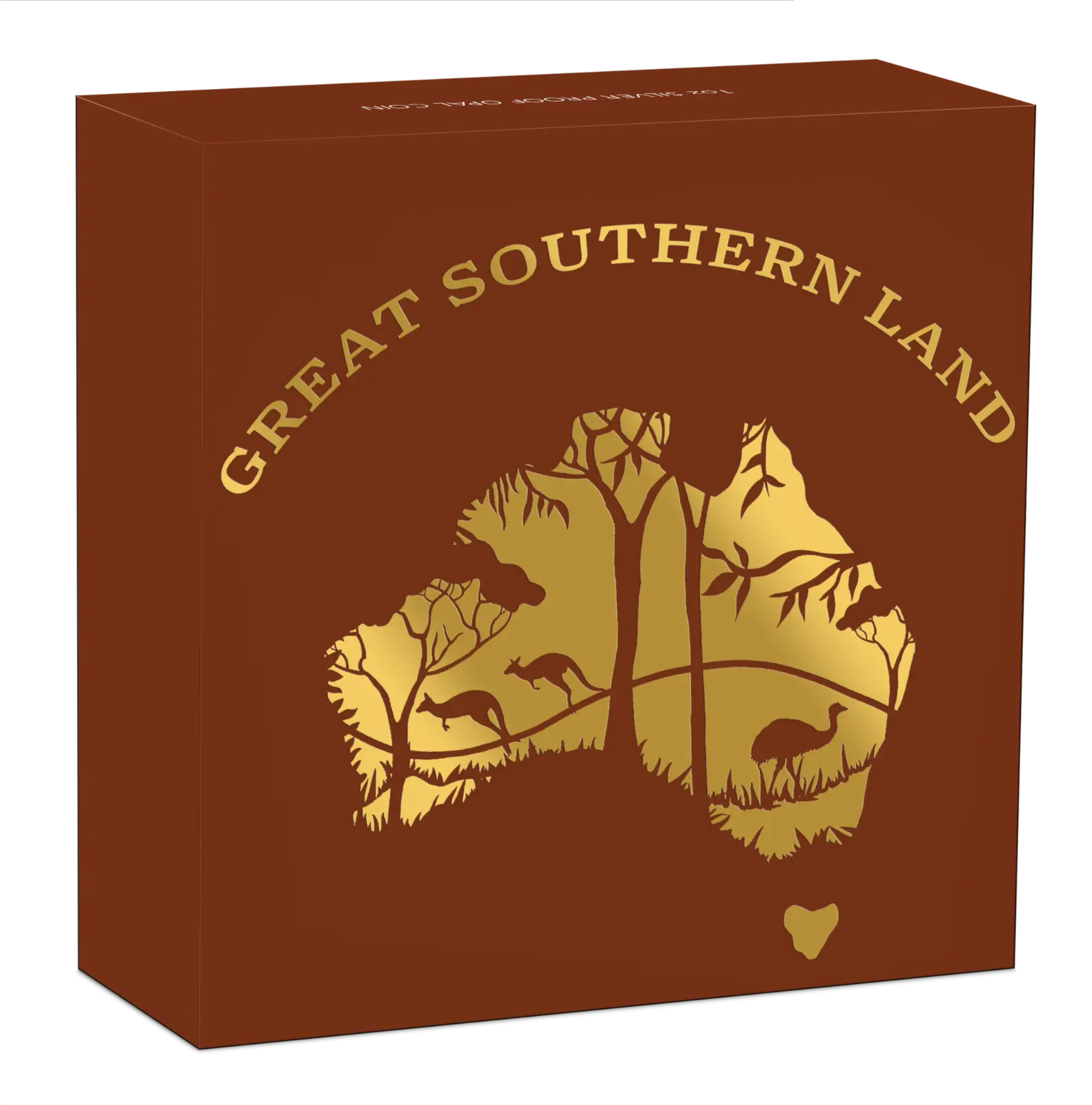 2020 1oz Silver Proof $1 Coin Great Southern Land Opal - Image 4
