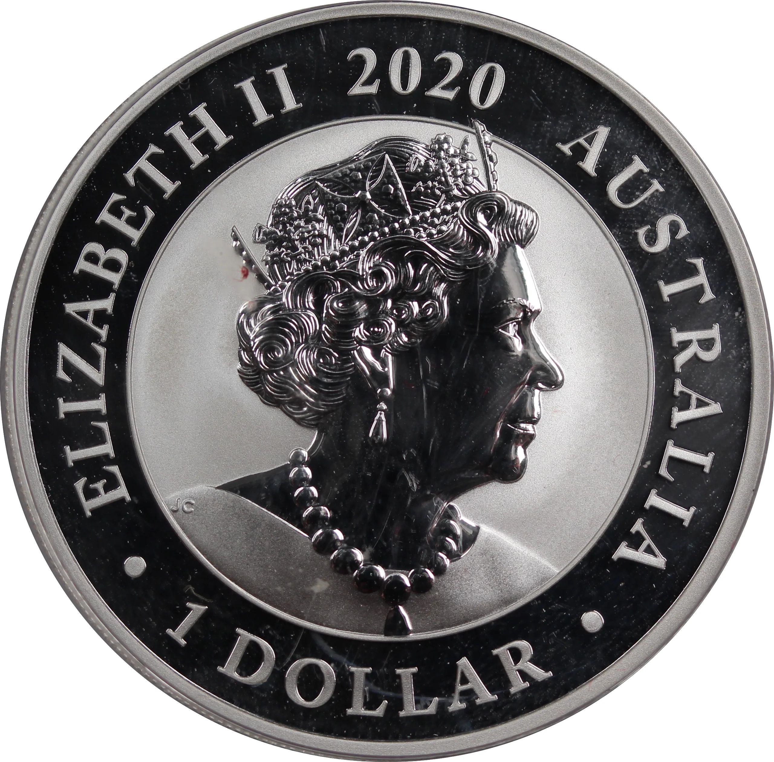 2020 1oz Silver Swan Coin - Image 2