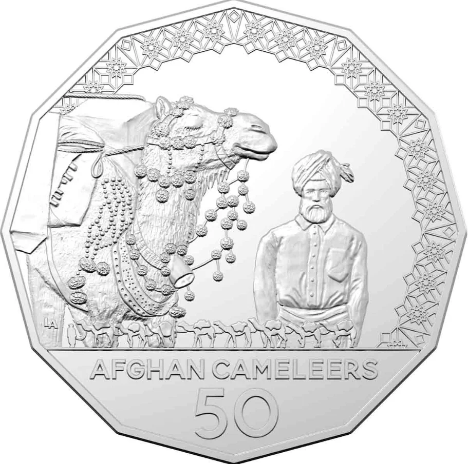 2020 Afghan Cameleers 50c PNC - Image 2