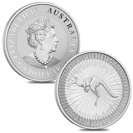 2020 Australian Kangaroo 1oz Silver Bullion Coin - Image 2