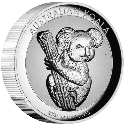 2020 Australian Koala Incused High Relief 1oz Silver Coin