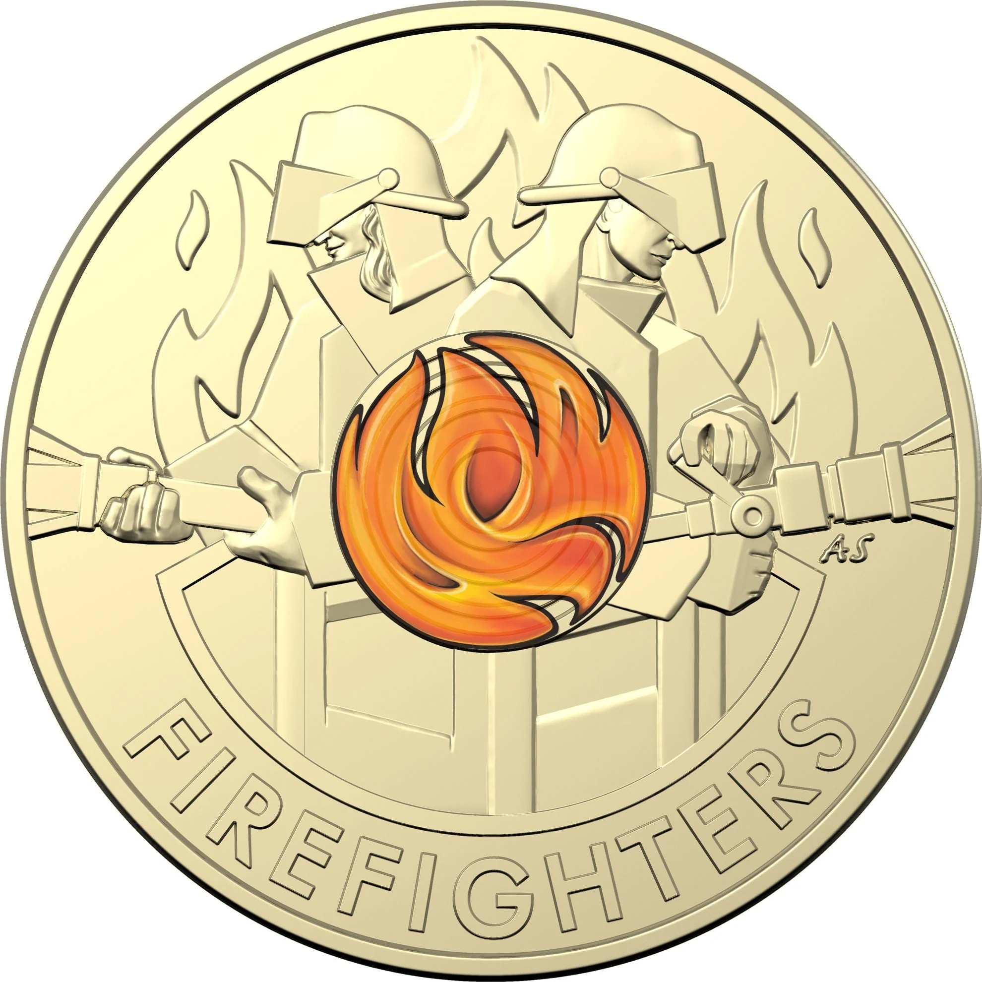 2020 Firefighter $2 Coin Roll - Image 2