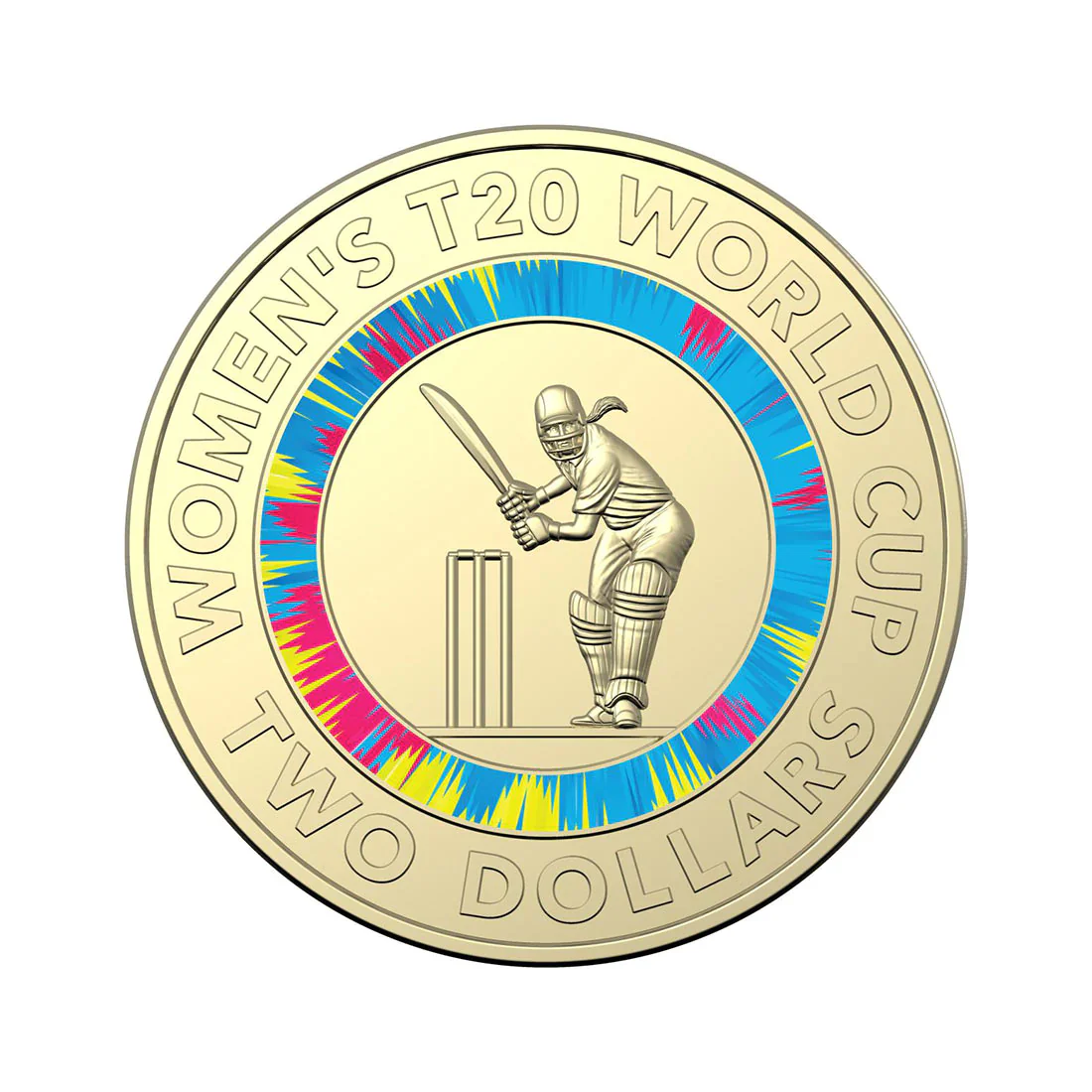 2020 ICC Women's T20 World Cup Coloured $2 Pack - Image 2