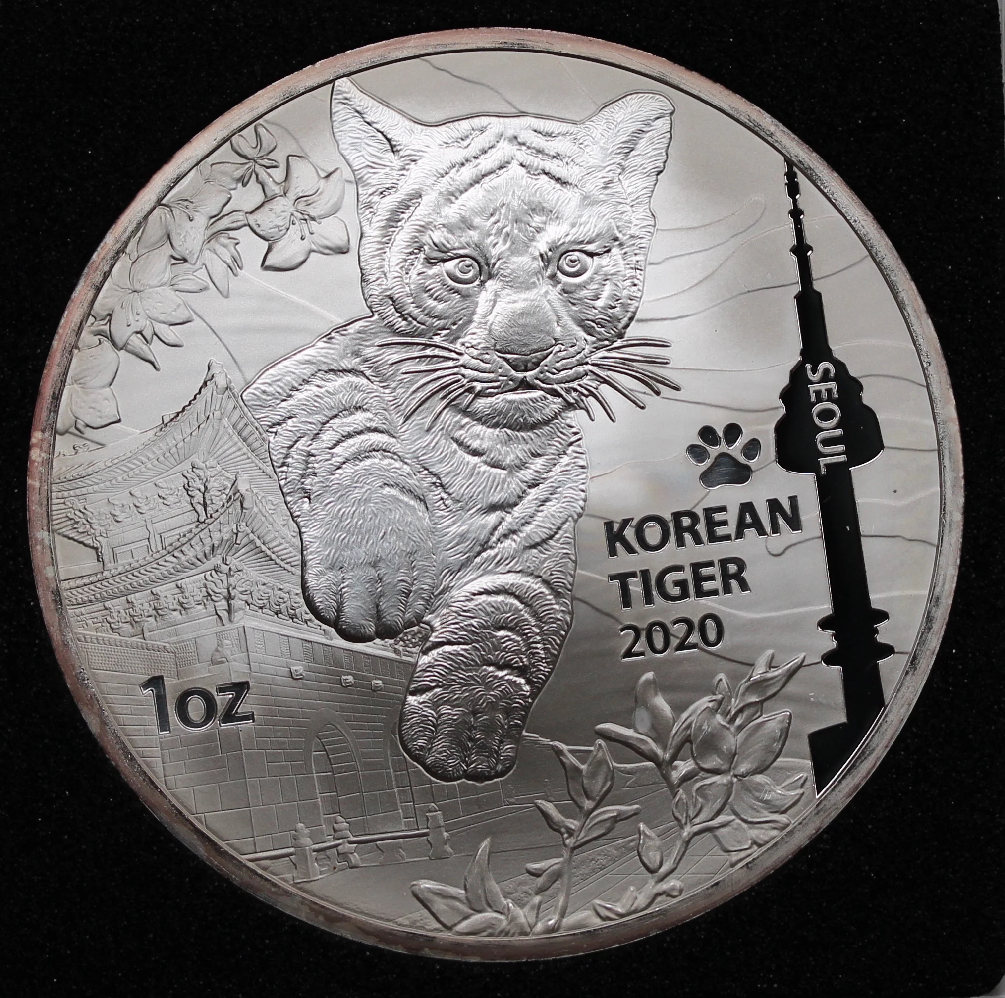 2020 Korea Tiger 1oz Silver Coin