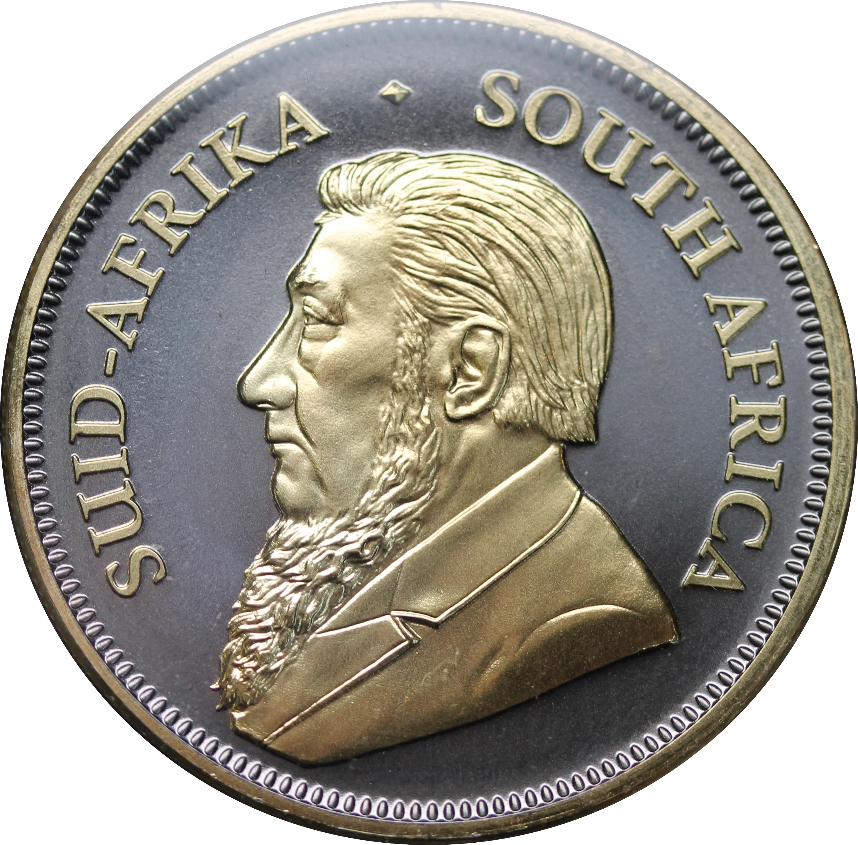 2020 South Africa Ruthenium and Gold Krugerrand Silver 1oz Coin - Image 2