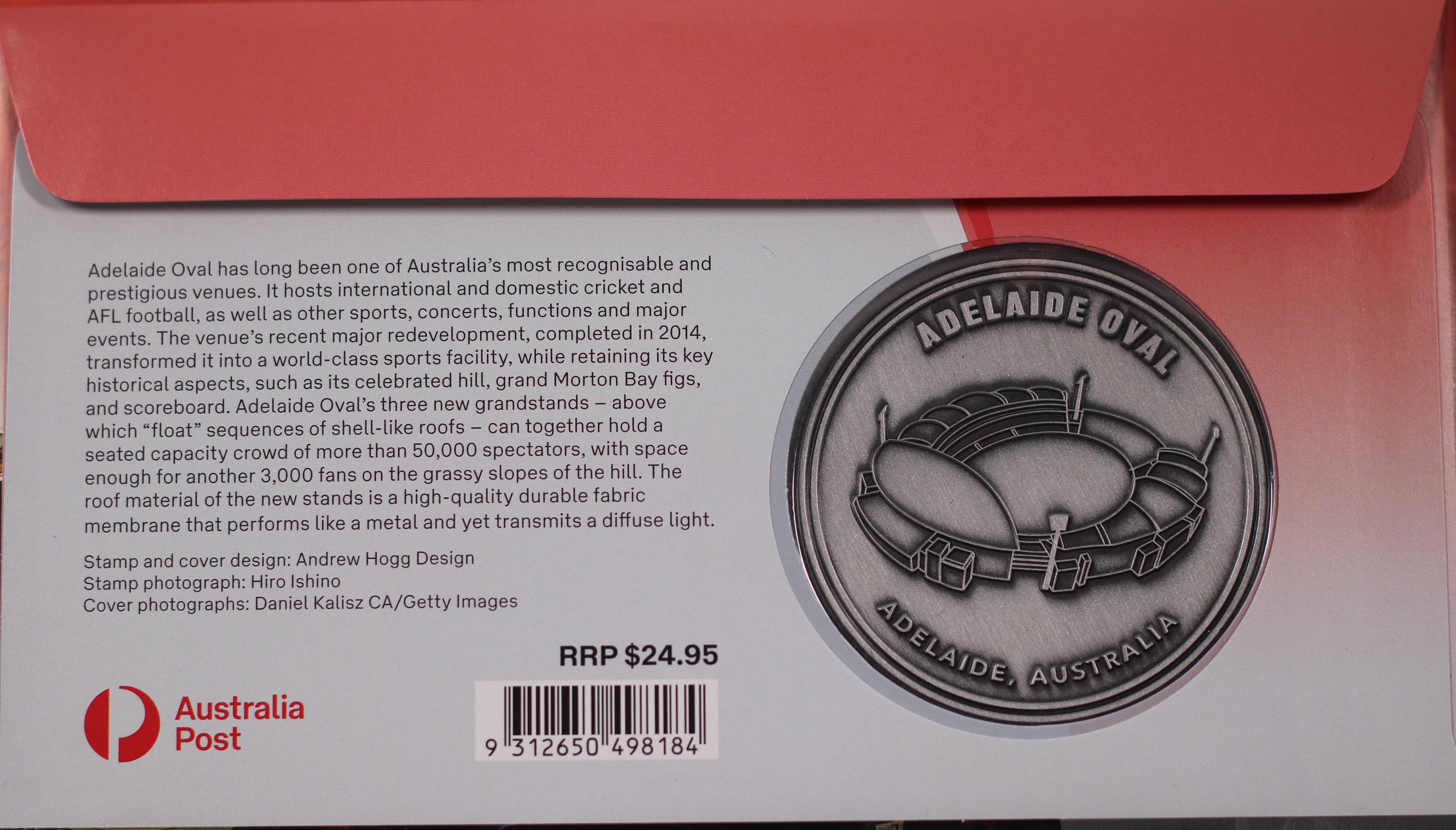 2020 Sports Stadiums Adelaide Oval Medallion Cover - Image 2