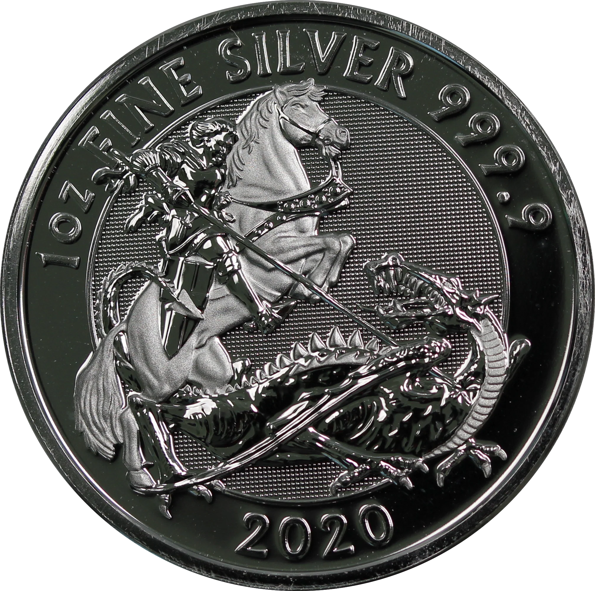 2020 Valiant (St George and the Dragon) 1oz Silver Coin