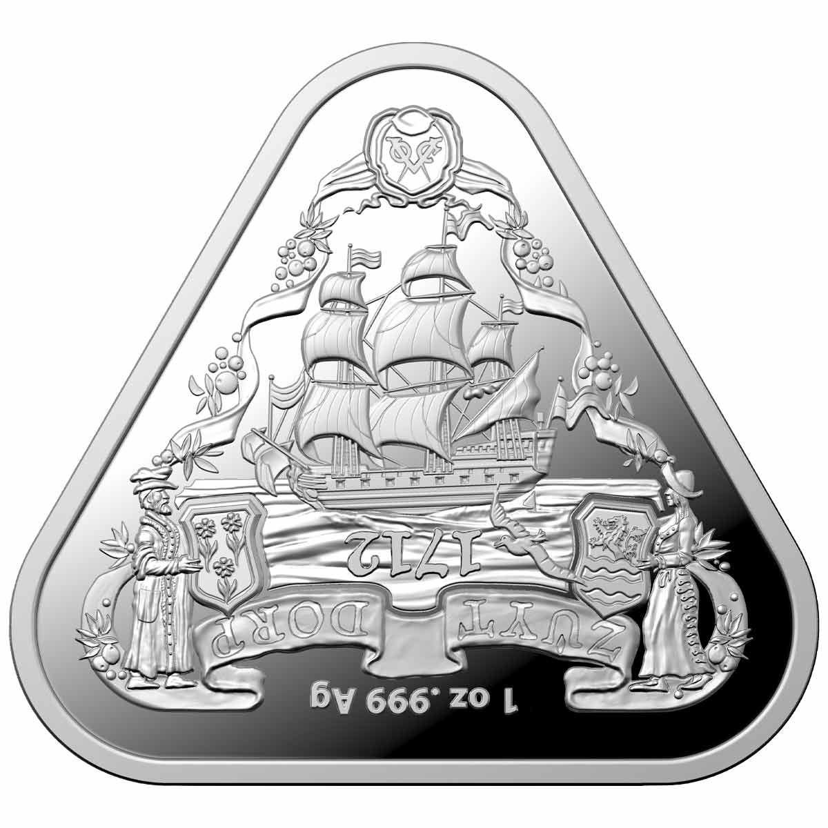 2020 Zuytdorp Shipwreck Triangular 1oz Silver Coin