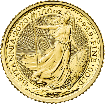 2021 1/10oz Gold Britannia Coin