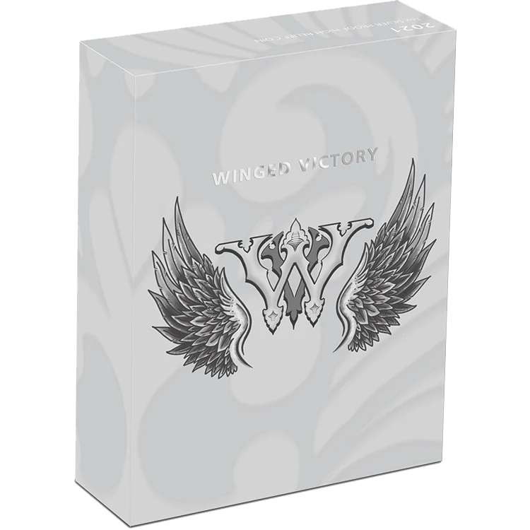 2021 $1 Winged Victory 1oz Silver High Relief Proof Coin - Image 2