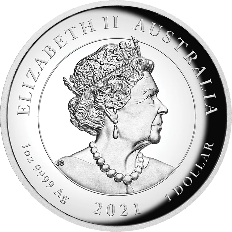2021 $1 Winged Victory 1oz Silver High Relief Proof Coin - Image 3