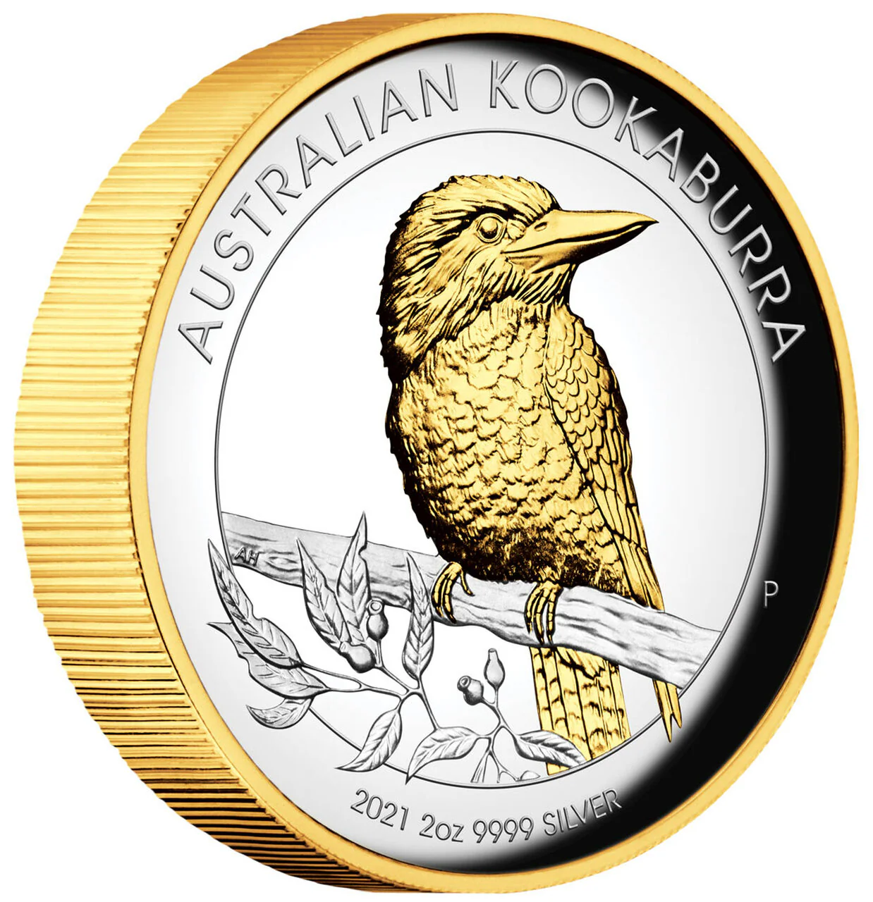 2021 2oz Gilded High Relief Kookaburra Coin - Image 2