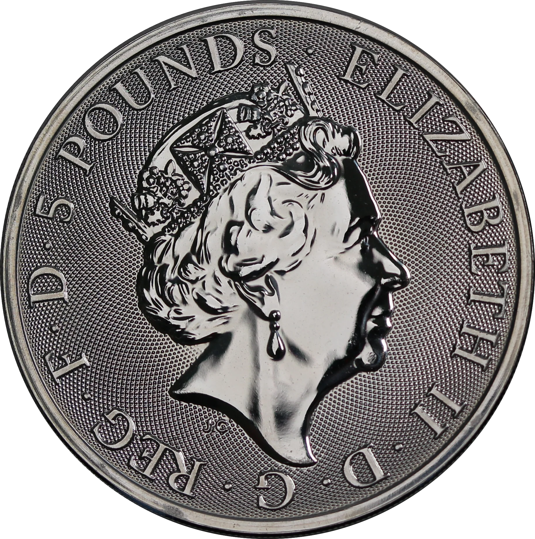 2021 2oz Silver Queens Beasts Completer Coin - Image 2