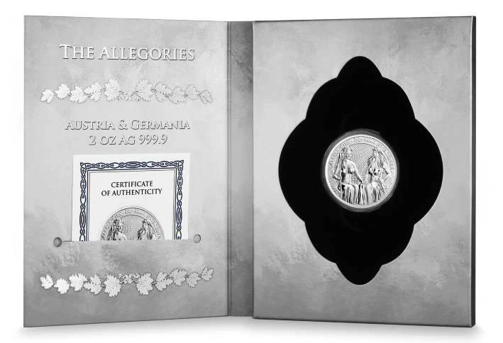 2021 Allegories: Austria & Germania 2oz Silver BU