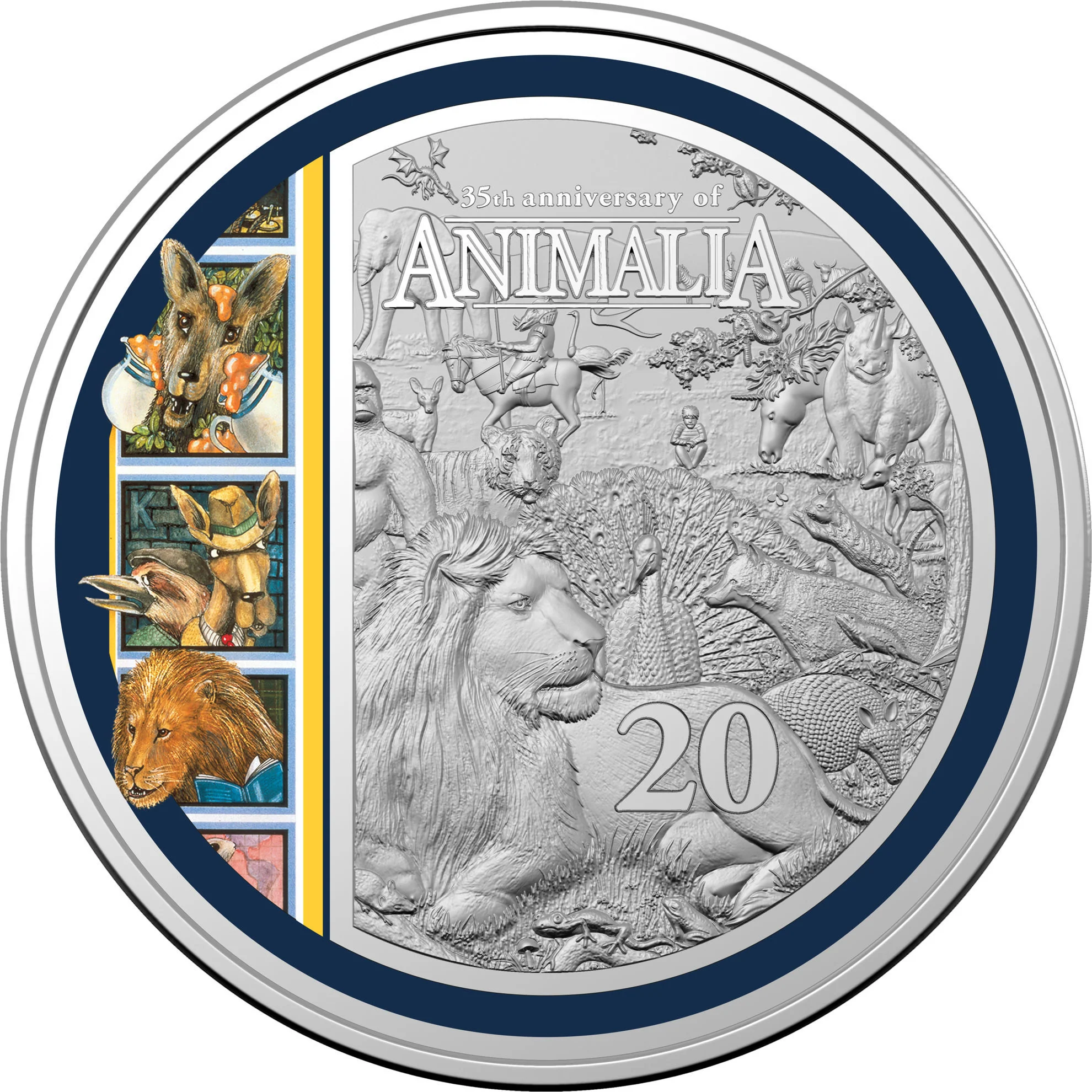 2021 Animalia 20c Coin in Card - Image 4