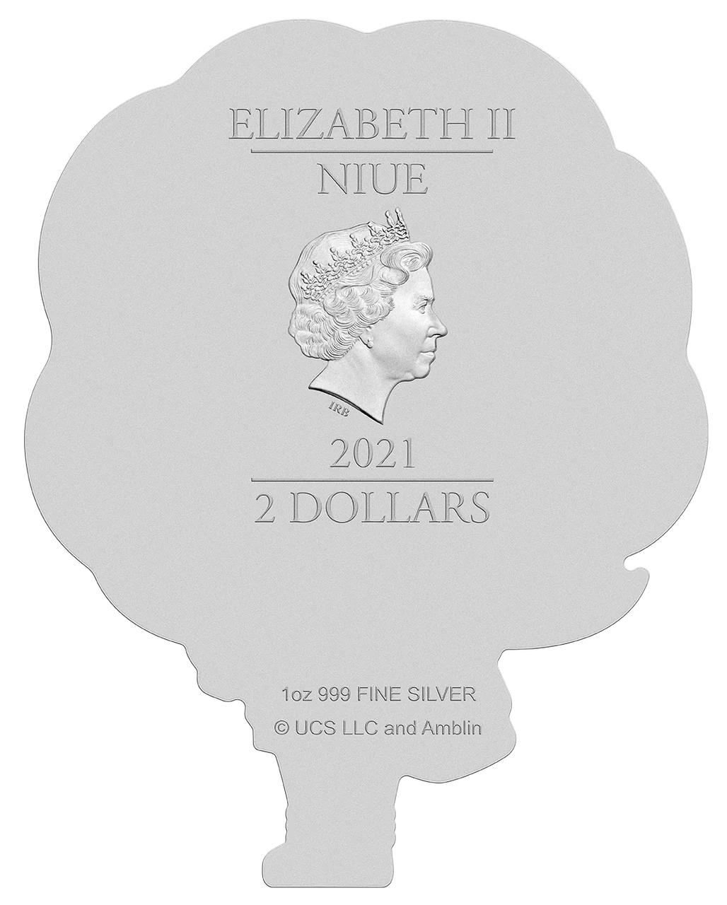 2021 Back to the Future 1oz Jennifer Parker Silver Collectible Coin - Image 2
