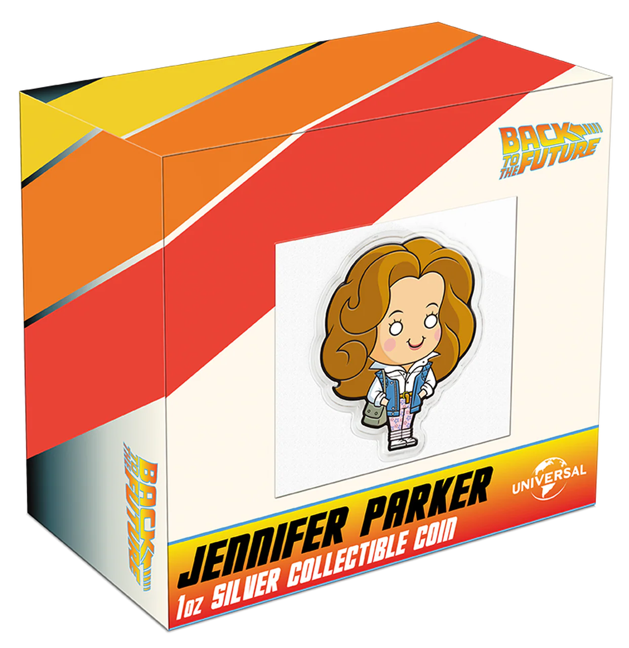 2021 Back to the Future 1oz Jennifer Parker Silver Collectible Coin - Image 3