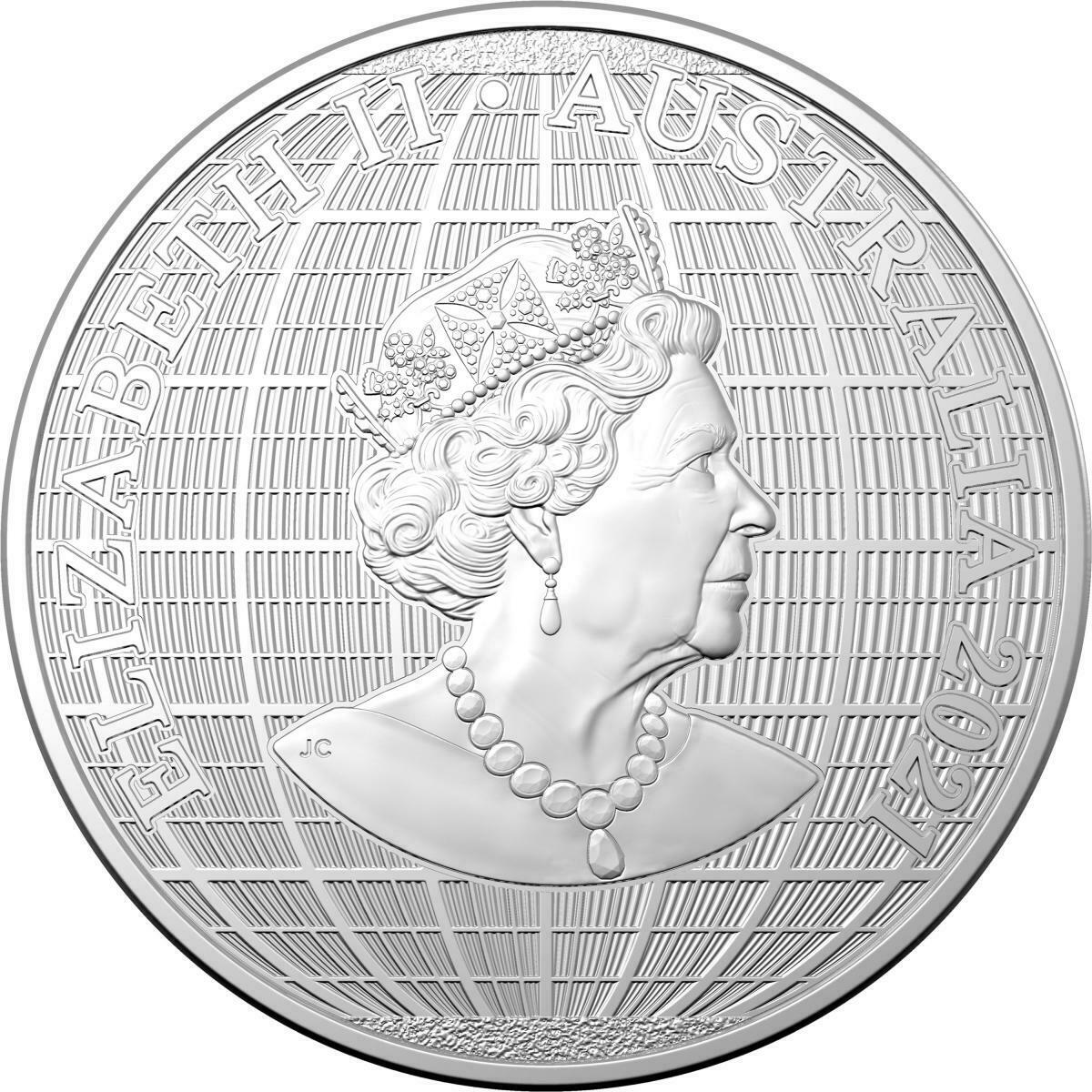 2021 Beneath the Southern Skies Platypus Privy 1oz Silver Coin - Image 2