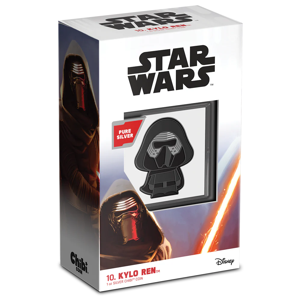 2021 Chibi Coin - Star Wars – Kylo Ren 1oz Silver Coin - Image 3