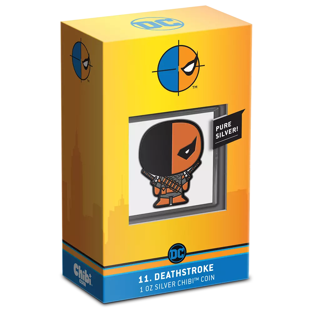 2021 Chibi DC Comics Series – DEATHSTROKE™ 1oz Silver Coin