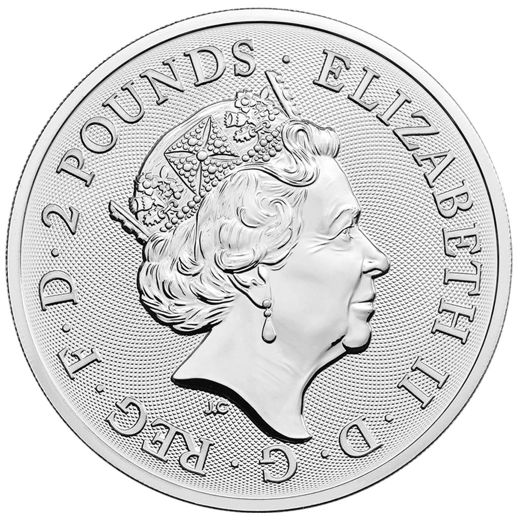 2021 Elton John 2 Pound 1oz Silver Coin - Image 2