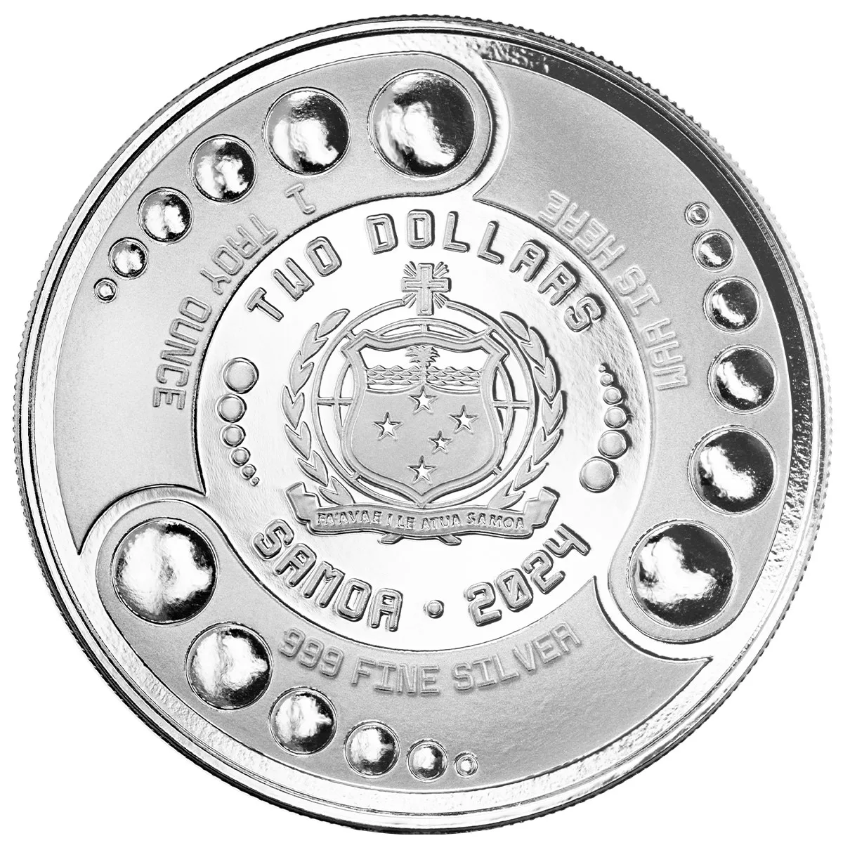 2024 Ghana Alien 1oz Silver Coin - Image 2