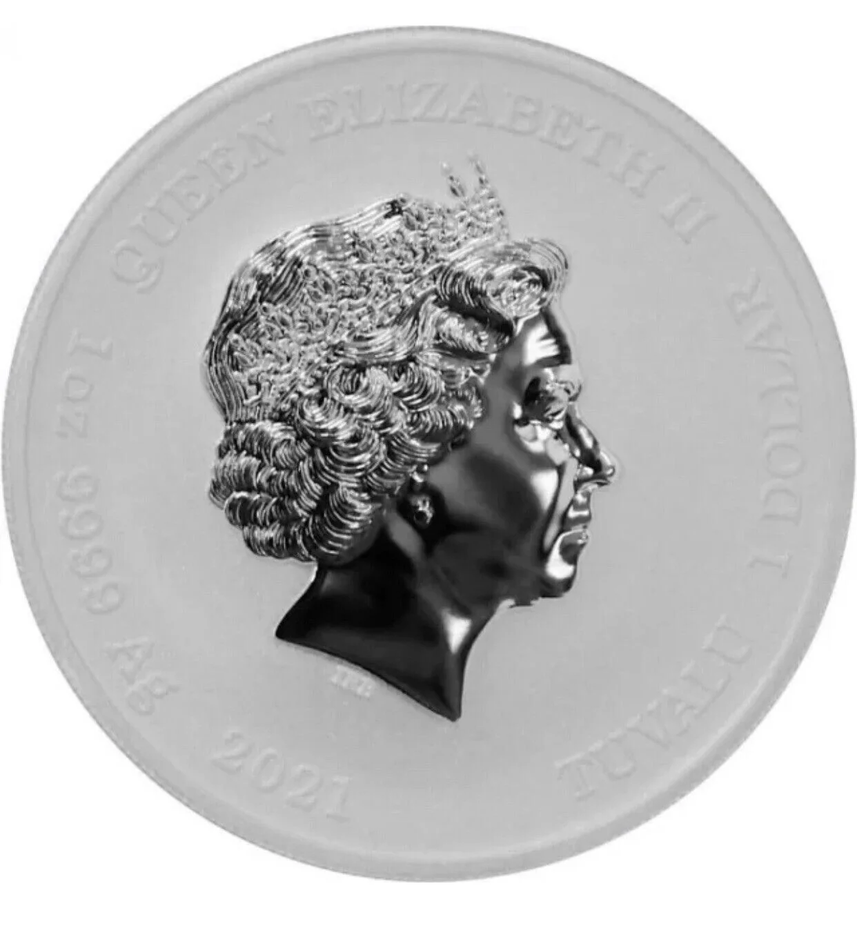 2021 Gods of Olympus Hades 1oz Silver Coin - Image 2