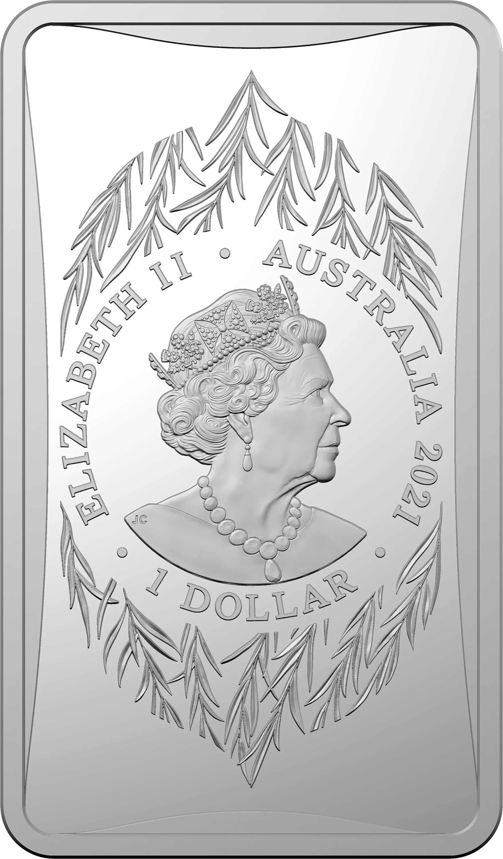 2021 Lunar Year of the Ox 1/2oz Silver Rectangular Coin - Image 2