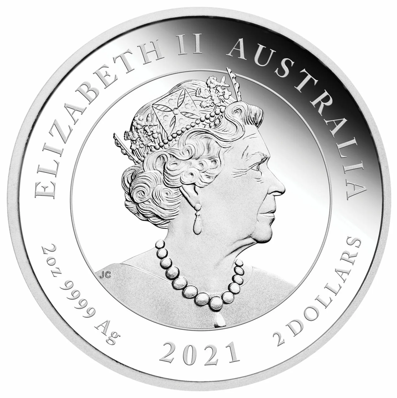 2021 Perth ANDA 2oz Ox Silver Proof Coin - Image 2