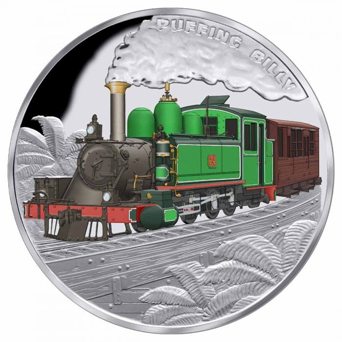 2021 Puffing Billy Railway 1oz Silver Proof Coin - Image 2