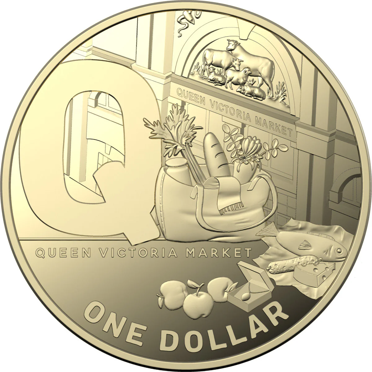 2021 'Q' Queen Victoria Market $1 PNC - Image 3