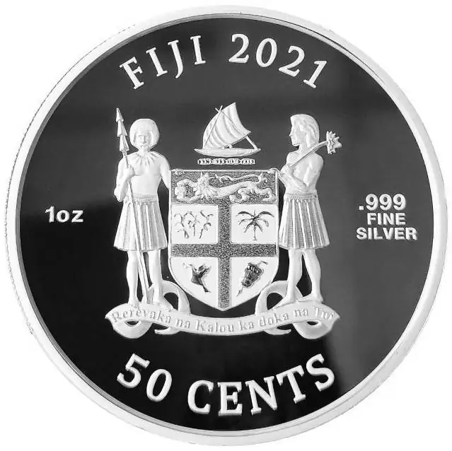 2021 Shrek Christmas 1oz Silver Coin - Image 2