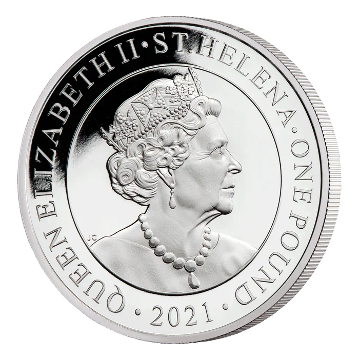 2021 St. Helena Modern Chinese Trade Dollar - Image 2