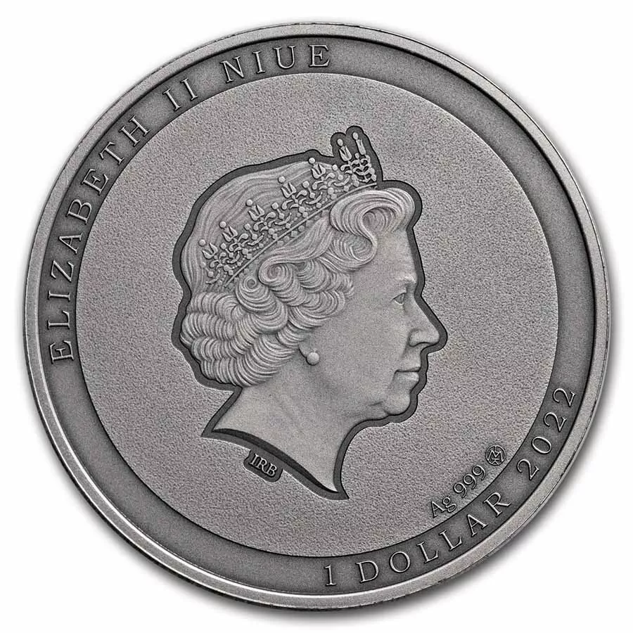 2022 1/2 oz I am the Biggest: Big Fin Reef Squid Silver Coin - Image 2