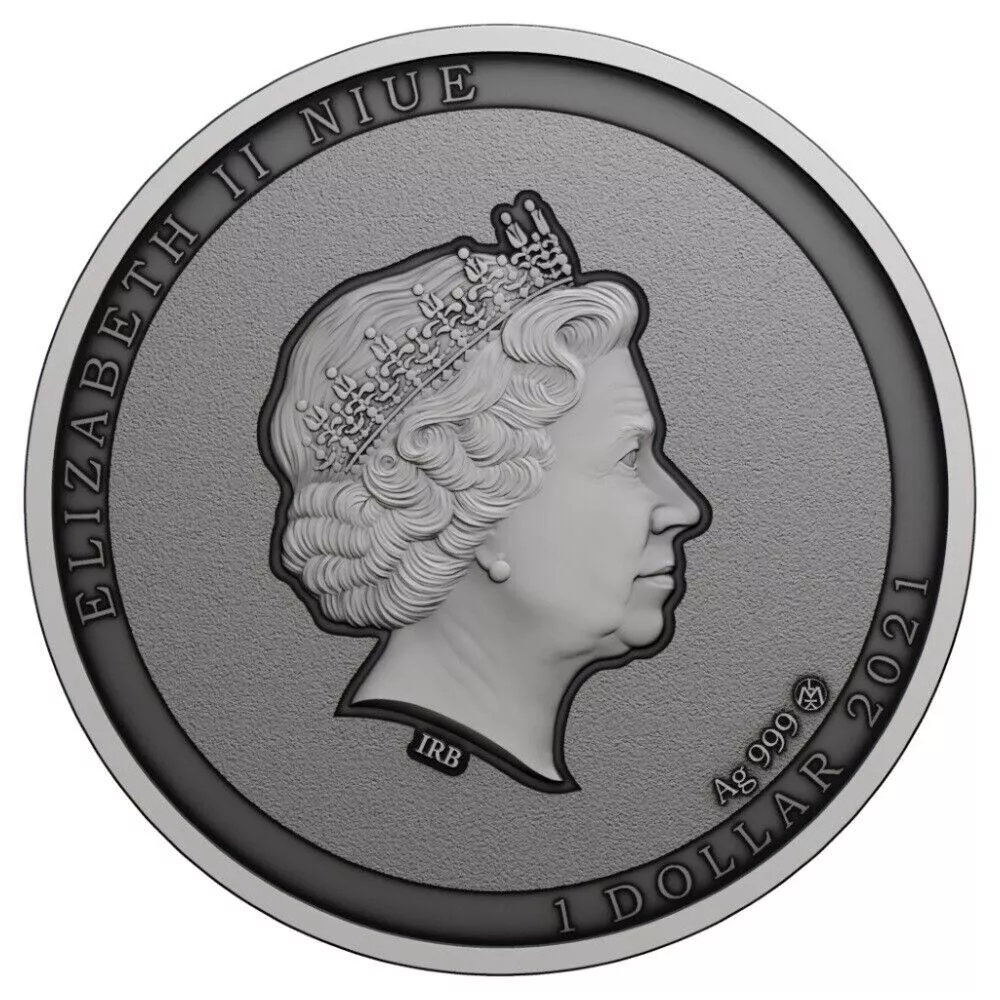2022 1/2oz  Do You Know Me Green Mamba Snake Silver Coin - Image 2