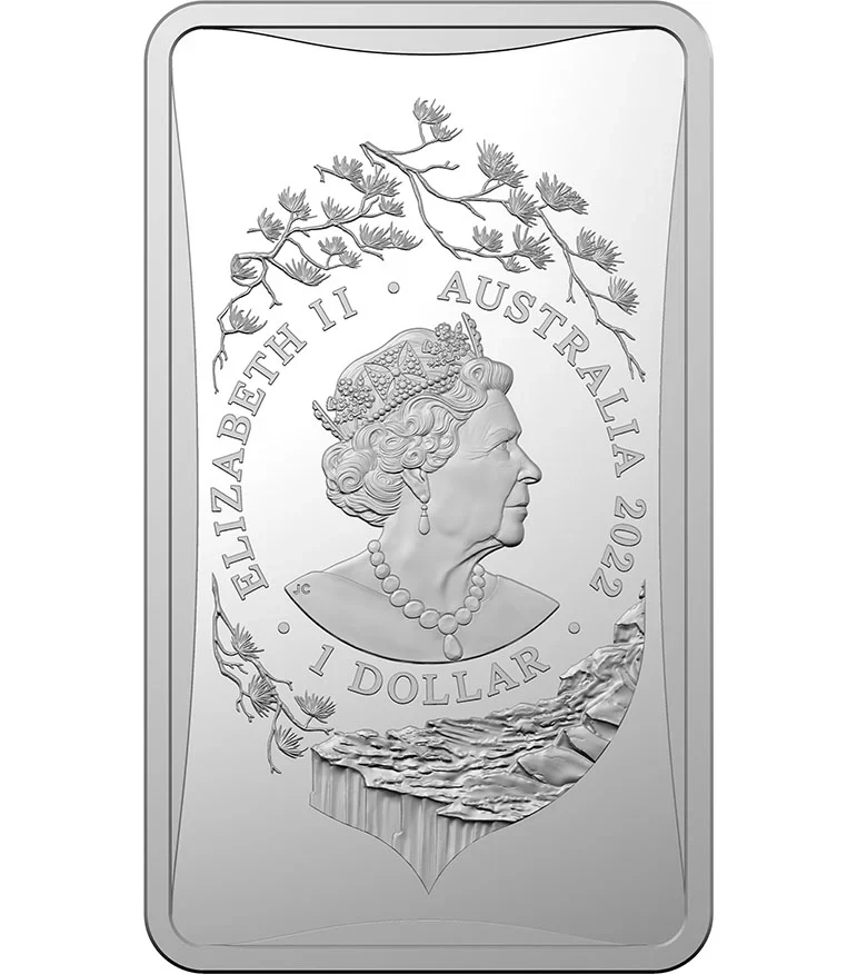 2022 $1 Year of The Tiger 1/2oz Silver Uncirculated Ingot - Image 2