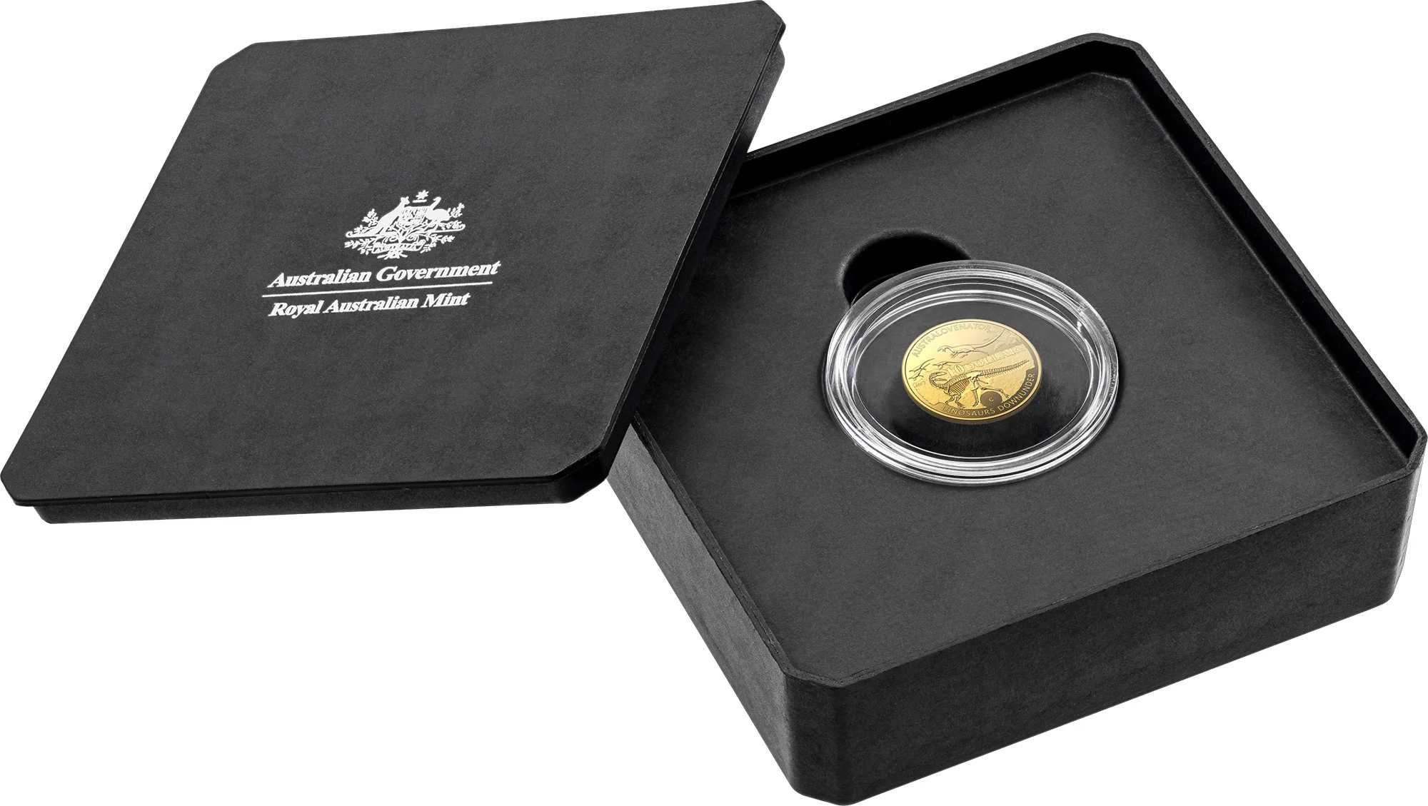 2022 $10 C Mintmark Dinosaur 1/10oz Gold Proof Coin - Image 3